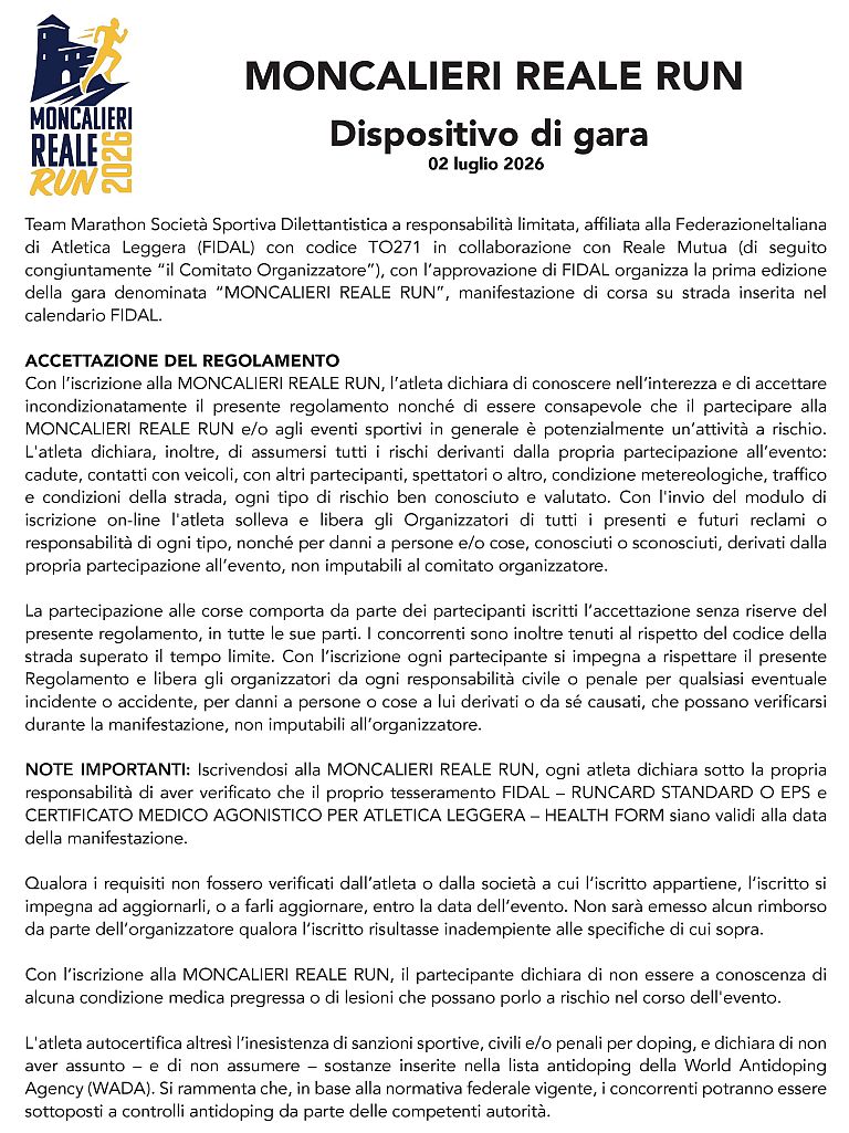 2° Moncalieri Reale Run